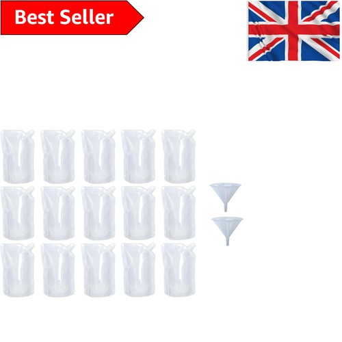 Clear reusable drink flasks - flasks,
