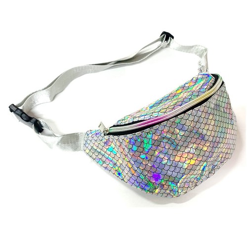 Holographic bumbag money bag - bumbag,