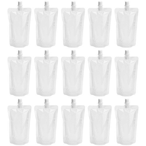 50pcs clear drinks pouches - 50pcs,