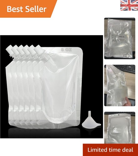 Lightweight 8oz drink pouches - lightweight,