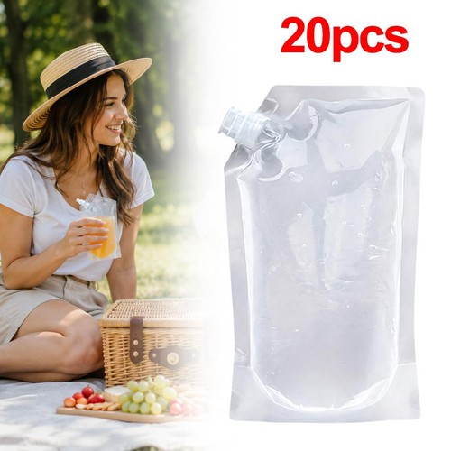 500ml stand clear bag - 20,
