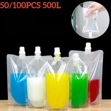 50/100 Stand Up 500ml Plastic