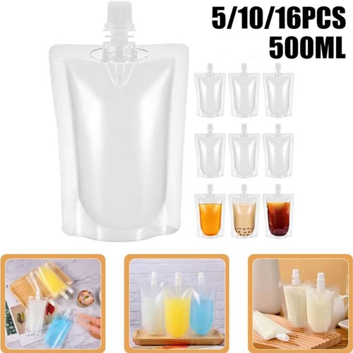 50pcs stand 500ml plastic - 5-50pcs,