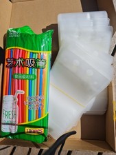 Drink Pouches 100 with Straws