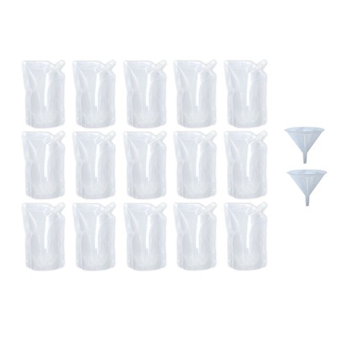 Yukiyi 15pcs 500ml - , refillable