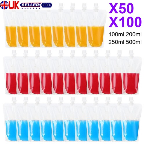 Stand 100 500ml clear bag - clear,