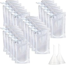 20 x Stand Up 500ml Clear Bag