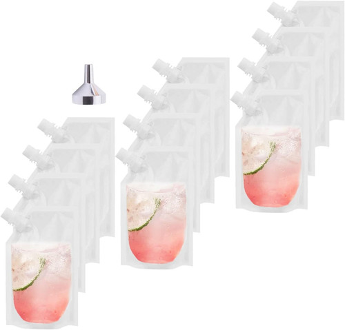 Drink pouches for festivals - for,