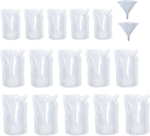 15pcs mixed sizes refillable - sizes,