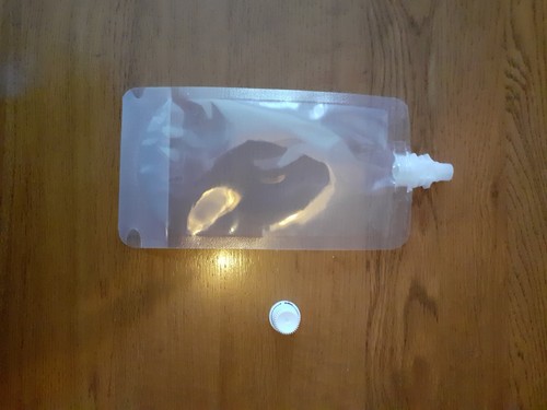 Clear plastic spouted liquid - spouted,