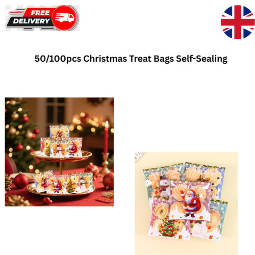 100pcs christmas treat - 50/100pcs, bags